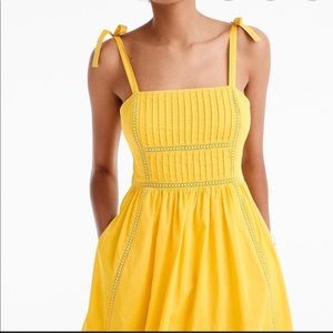Point SUR J Crew Yellow Tie Strap Dress